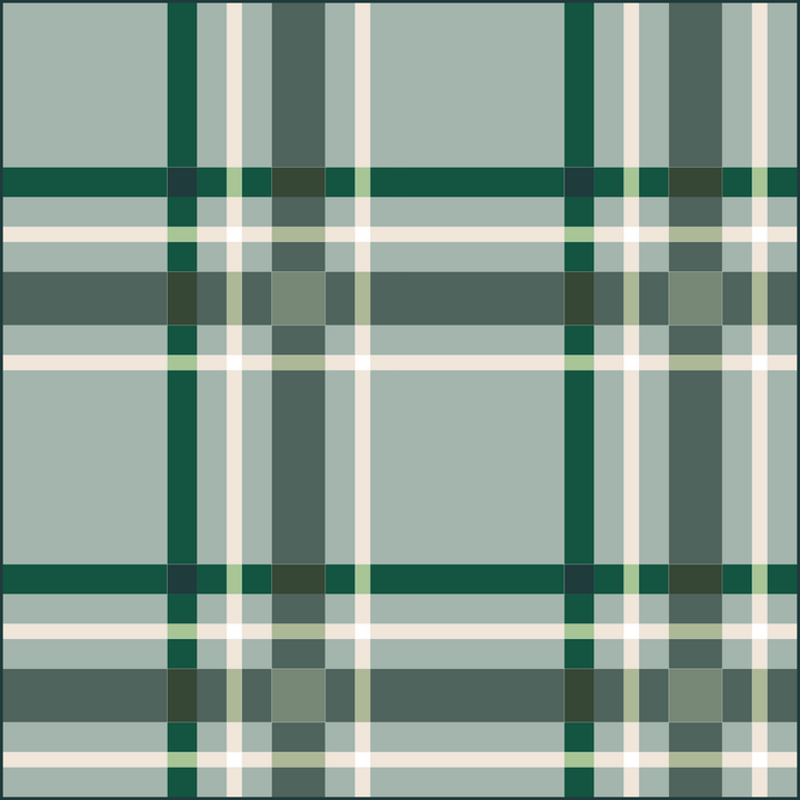 Upscale Plaid Quilt Kit - AGF Greens