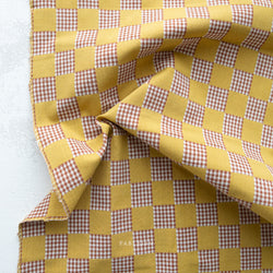 Fableism Canyon Springs - Checkers in Golden, 1/4 yard - Coming Soon!