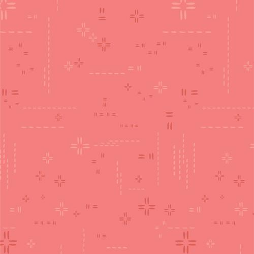 AGF Decostitch - Coral Rose Fabric Art Gallery Fabrics 