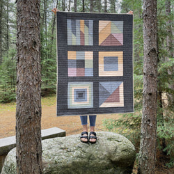 Boreal Forest Quilt Kit - Linen Version Quilt Kit Piece Fabric Co. 
