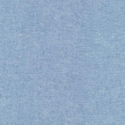 Essex Yarn-Dyed Linen/Cotton Blend - Cadet Fabric Essex 