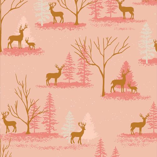 AGF Cozy & Magical Collection; Deer in Wonderland Fabric Art Gallery Fabrics 