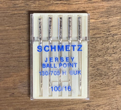 Schmetz Ball Point Needles - 100/16 - 5 count Notion Piece Fabric Co. 