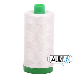 Aurifil Thread - Silver White 2309 - 40wt