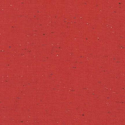 Essex Speckle Yarn-Dyed Linen/Cotton Blend - Red Fabric Essex 