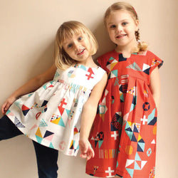 Made by Rae Patterns - Geranium Dress (Sizes 0-5y and 6-12y)