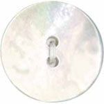 Elan; 2-Hole Button, Shell, 1" (25mm)