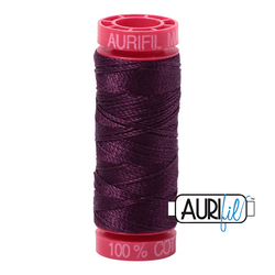 Aurifil Thread - Very Dark Eggplant 1240 - 12wt