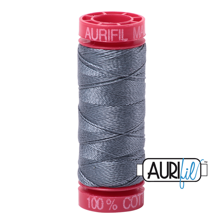 Aurifil Thread - Dark Grey 1246 - 12wt