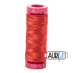 Aurifil Thread - Red Orange 2245 - 12wt