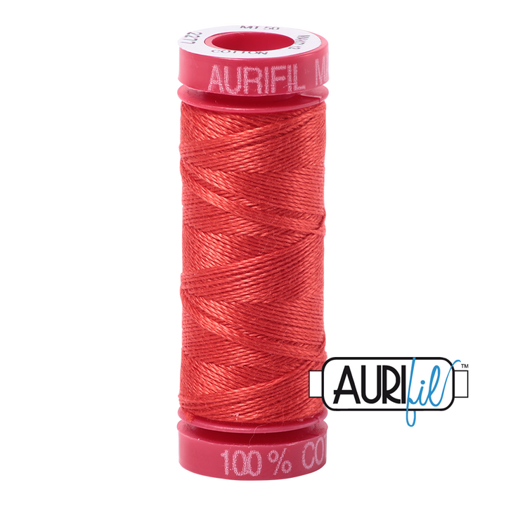 Aurifil Thread - Light Red Orange 2277 - 12wt