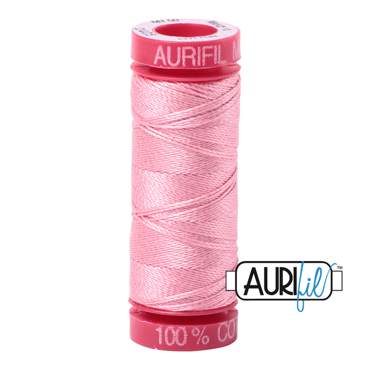 Aurifil Thread - Bright Pink 2425 - 12wt