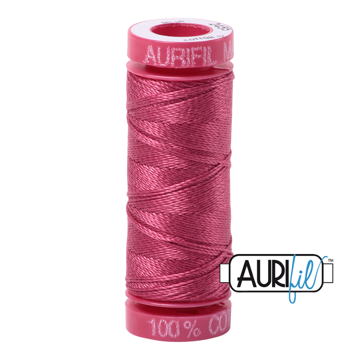 Aurifil Thread - Medium  Carmine Red 2455 - 12wt