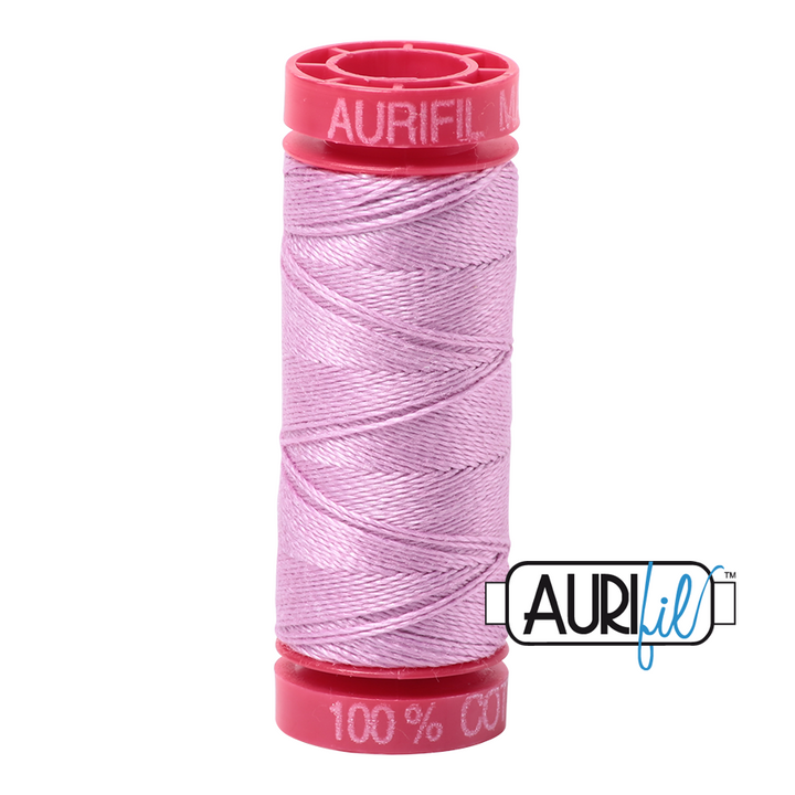 Aurifil Thread - Light Orchid 2515 - 12wt