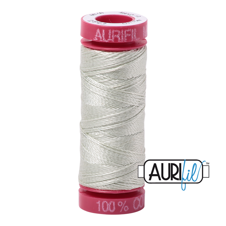 Aurifil Thread - Light Grey Green 2843 - 12wt