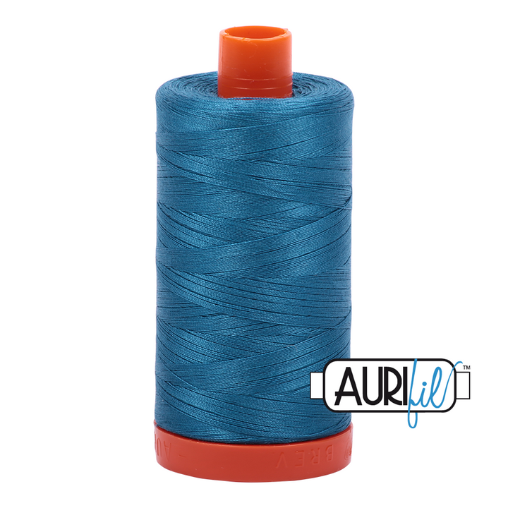 Aurifil Thread - Medium Teal 1125 - 50wt