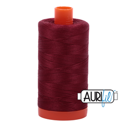 Aurifil Thread - Dark Carmine Red 2460 - 50 wt