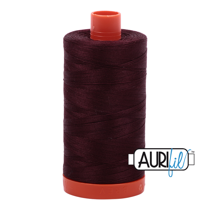 Aurifil Thread - Dark Wine 2468 - 50 wt