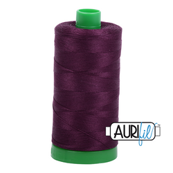 Aurifil Thread - Very Dark Eggplant 1240 - 40wt