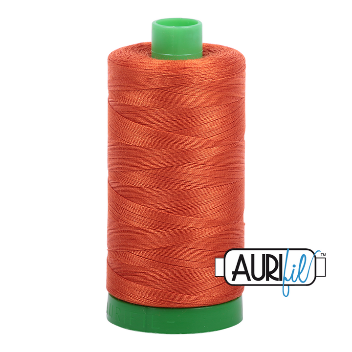 Aurifil Thread - Rusty Orange 2240 - 40wt