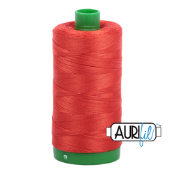 Aurifil Thread - Red Orange 2245 - 40wt