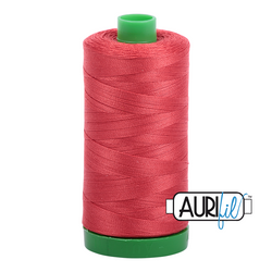 Aurifil Thread - Dark Red Orange 2255 - 40wt