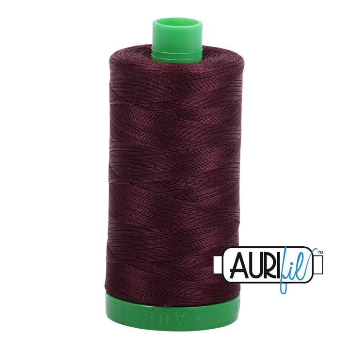 Aurifil Thread - Very Dark Brown 2465 - 40wt