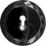 Elan; 2-Hole Button, Black, 7/8" (23mm)