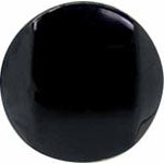 Elan; Shank Button, Black, 3/4" (18mm)