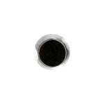 Elan; Shank Button, Black and Silver, 3/4" (18mm)