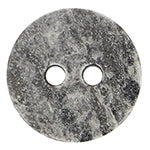 Elan; 2-Hole Button, Grey, 5/8" (15mm)