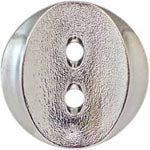 Elan; 2-Hole Button, Silver, 1-1/8" (28mm)