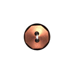 Elan; 2-hole Button, Soft Copper, 9/16" (15mm)