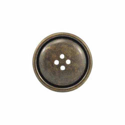 Elan; 4-Hole Button, Bronze, 3/4" (18mm)