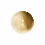 Elan; 2 Hole Button, Ivory and Caramel, 1" (25mm)