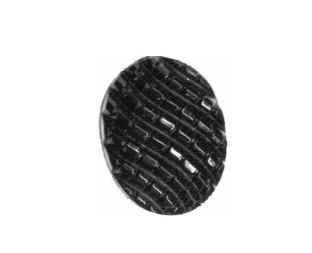 Elan; Shank Button, Black- 1-1/8