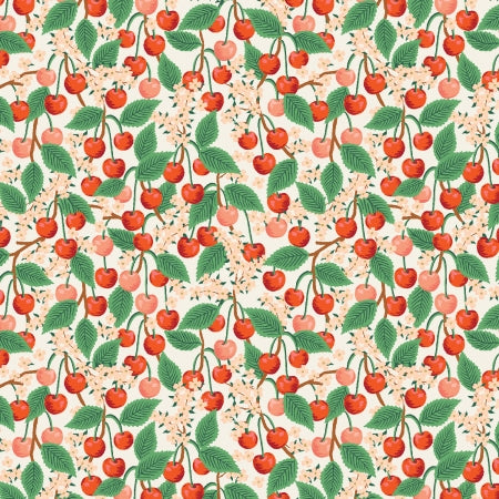 Rifle Paper Co. Orchard; Cherry Blossom - Cream, 1/4 yard COMING SOON!