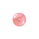 Elan; 2 Hole Button, Pink, 5/8" (15mm)