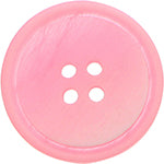 Elan; 2-Hole Button, Pink, 5/8" (15mm)