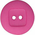 Elan; 2-Hole Button, Pink, 5/8" (15mm)