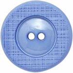 Elan; 2-Hole Button, Slate Blue, 5/8" (15mm)