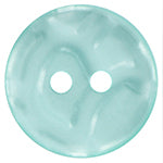 Elan; 2-Hole Button, Pale Turquoise, 3/4" (20mm)