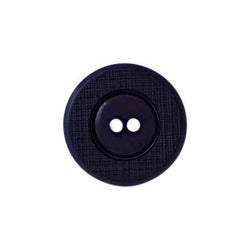 Elan; 2-hole Button, Blue, 1" (25mm)