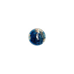 Elan; 2-Hole Button, Blue, 3/4" (20mm)