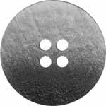 Elan; 4 Hole Button, Silver, 7/8" (23mm)