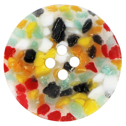 Elan; 4-Hole Button, Multicolor, 3/4" (20mm)