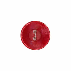 Elan; 2-Hole Button, Red, 3/4" (18mm)