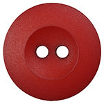 Elan; 4 Hole Button, Red, 3/4" (20mm)