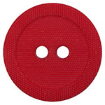 Elan; 2-Hole Button, Red, 1-1/8" (28mm)