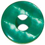 Elan; 2 Hole Button, Mineral Green, 5/8" (15mm)